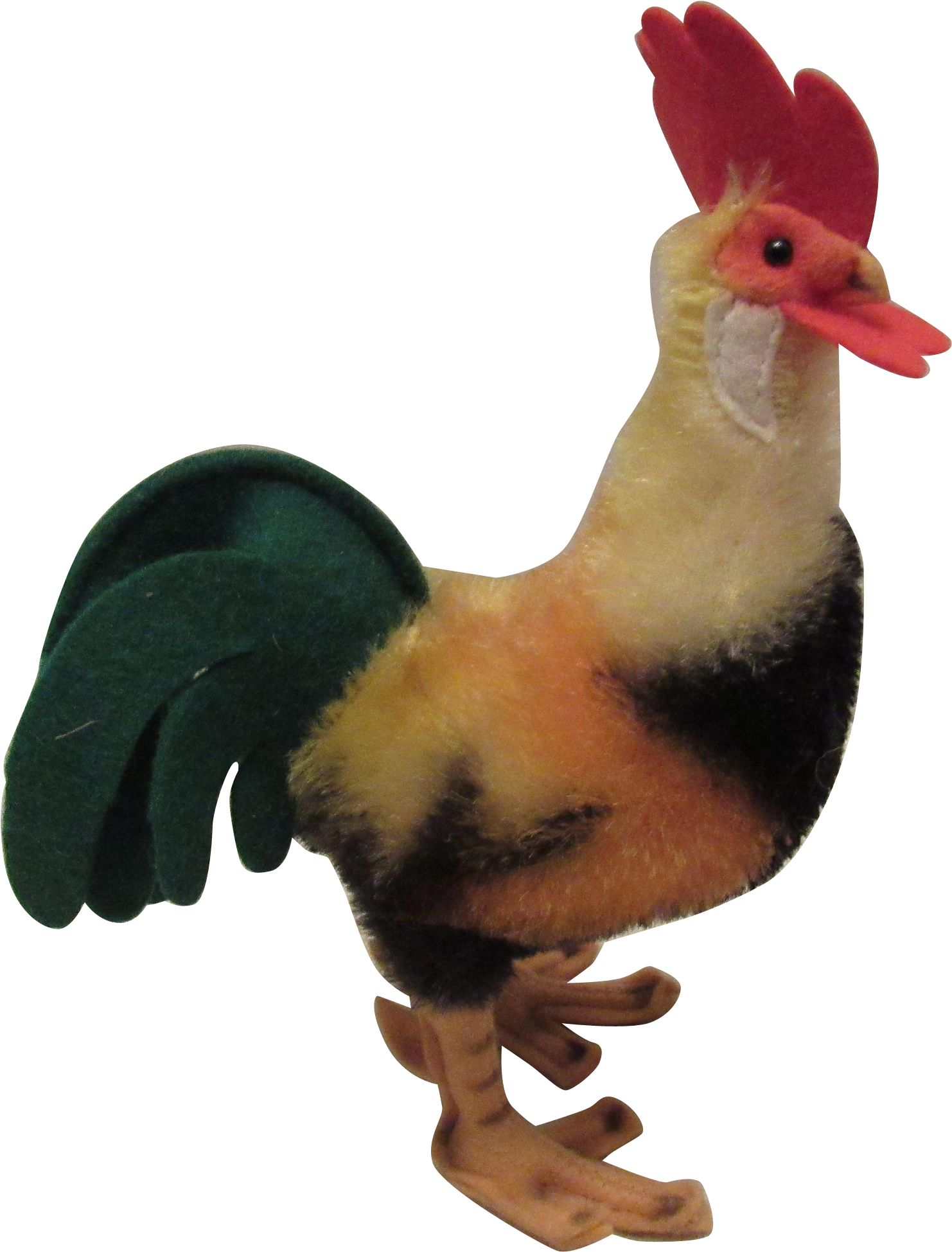 Vintage Steiff Colorful Mohair Hen - Felt (1947x1947)