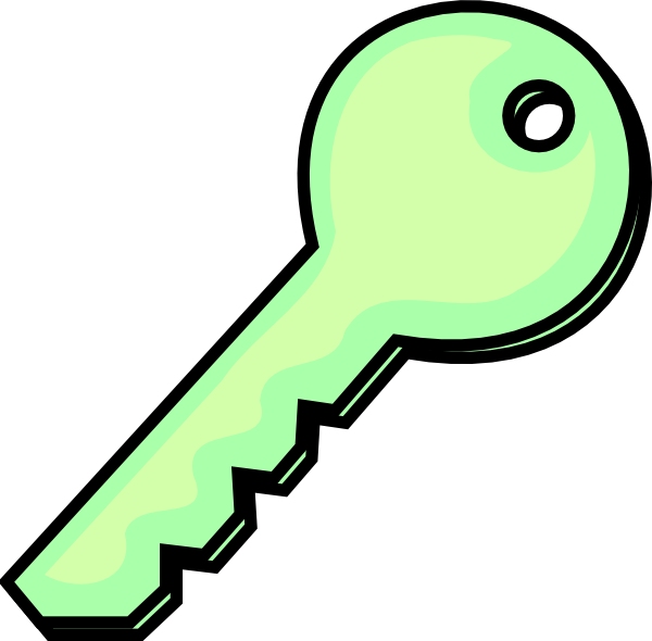 Honey Dew Key Clip Art - Schlüsse Clipart (600x590)