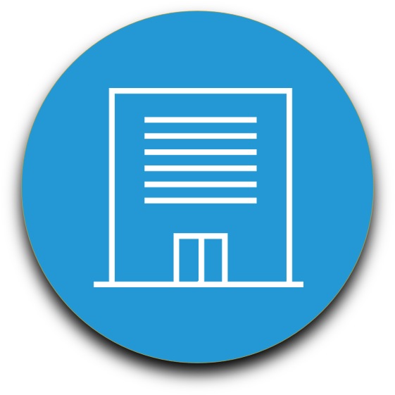 Corporate & Industrial Circle Icon - Icon (571x571)