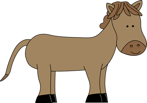 Cute Horse Clip Art Image - Clip Art (500x352)