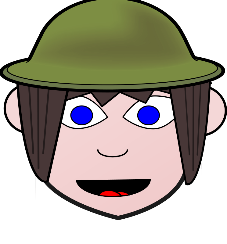 Medium Image - Soldier Head Png (744x800)