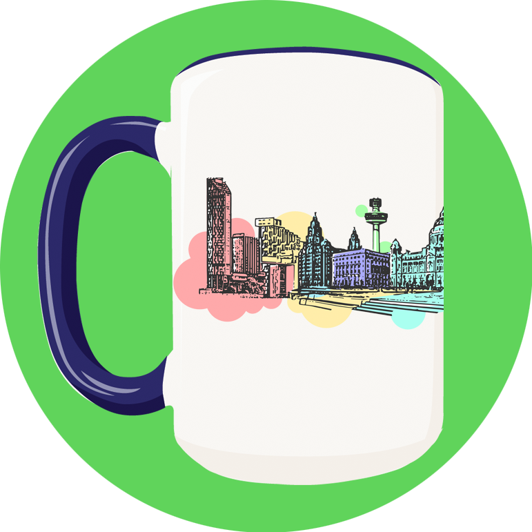 Picture Of Liverpool Waterfront Mug Picture Of Liverpool - Skyline (771x771)