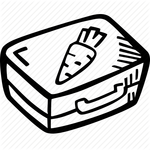 Clipart Black And White High Rh Clipartxtras Com - Lunchbox (512x512)