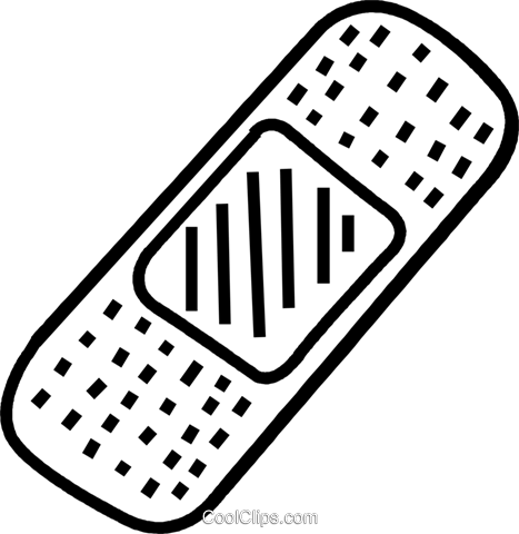 Clipart Bandaid Band Aid Royalty Free Vector Clip Art - Band Aid Clip Art (467x480)