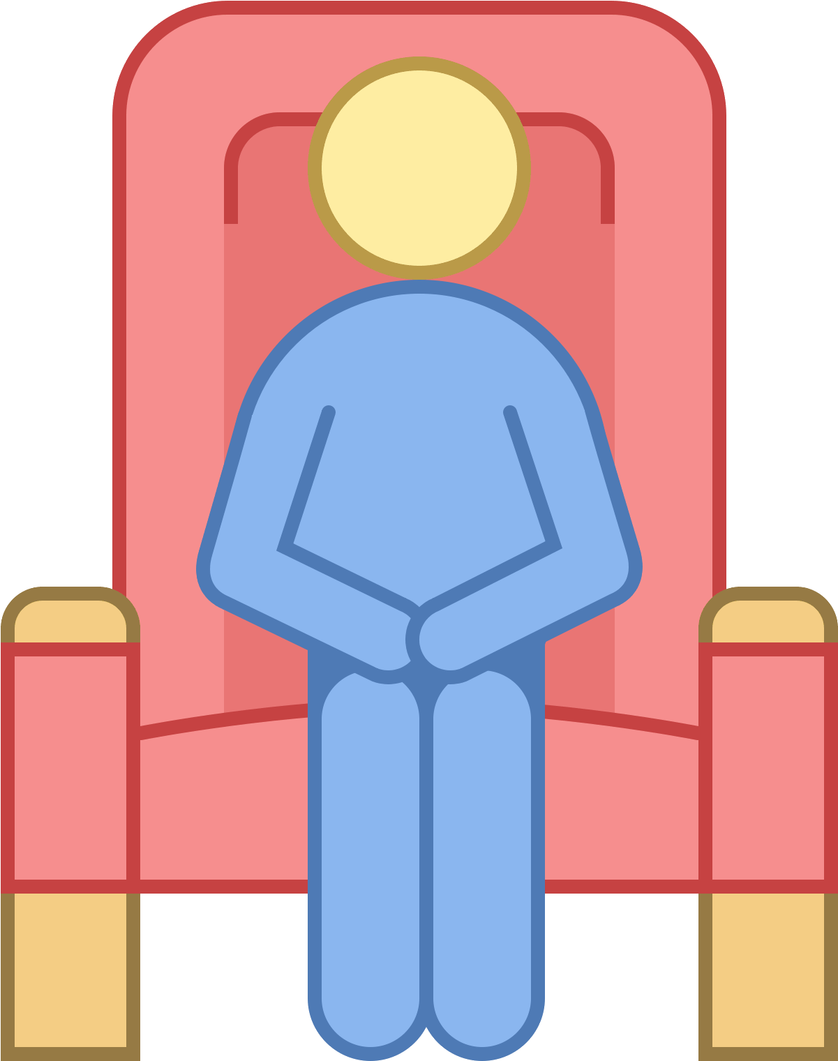 Audience Clipart Theatre Seating - Sillas En Teatro Png (1600x1600)