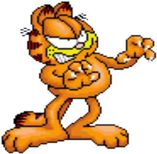 Garfield Clipart Angry - Roblox (420x420)
