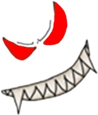 Inner Demon [red Eyes Transparent] - Clip Art (420x420)