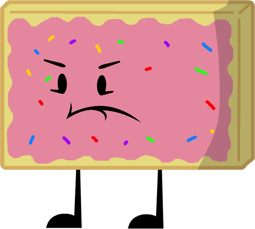 Poptart Pose - Bfdi Fan Fiction 108 Color Png More Kb (845x758)