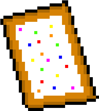 Decaying Poptart - Pixel Art (420x390)