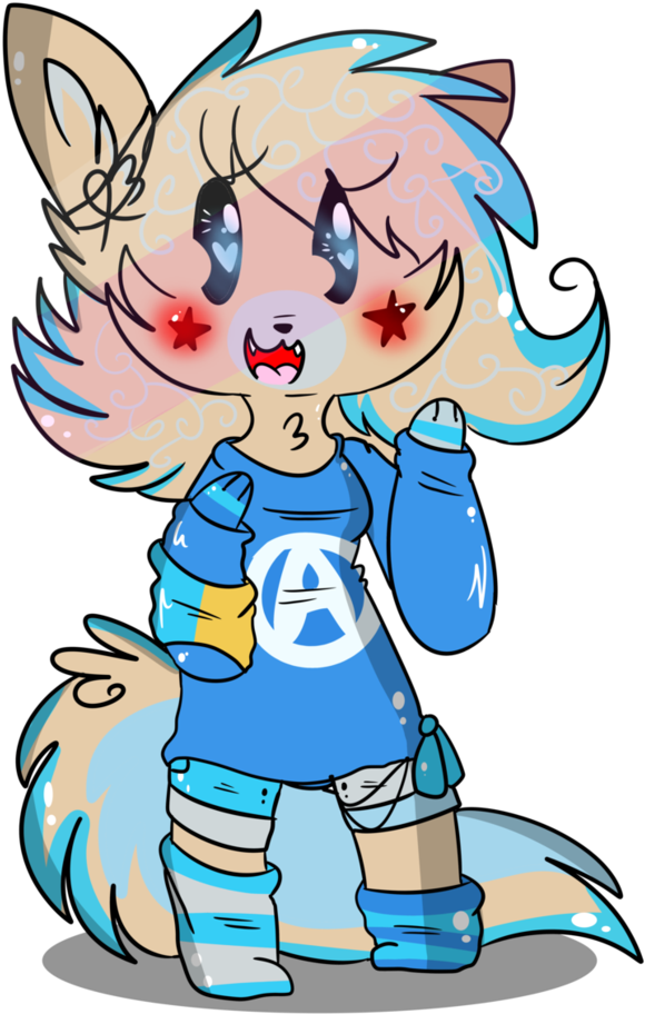 Widey By Precious Poptart - Cartoon (827x965)