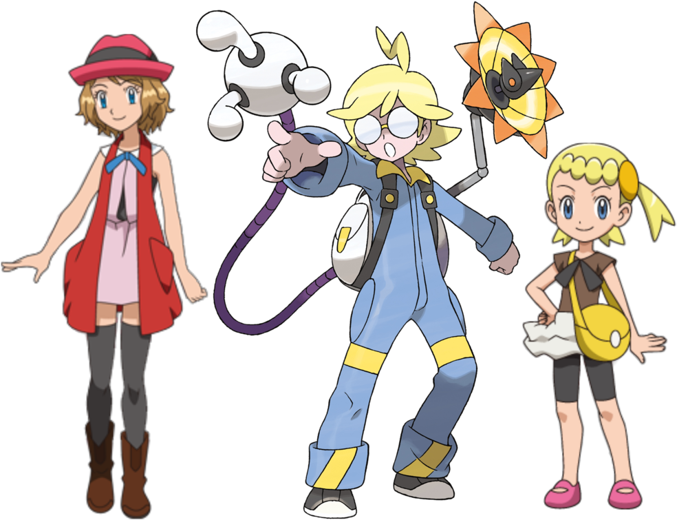 Clemont, Bonnie, And Serena Tf By Dylan613 - Dylan Bendy X Bonnie (1024x765)