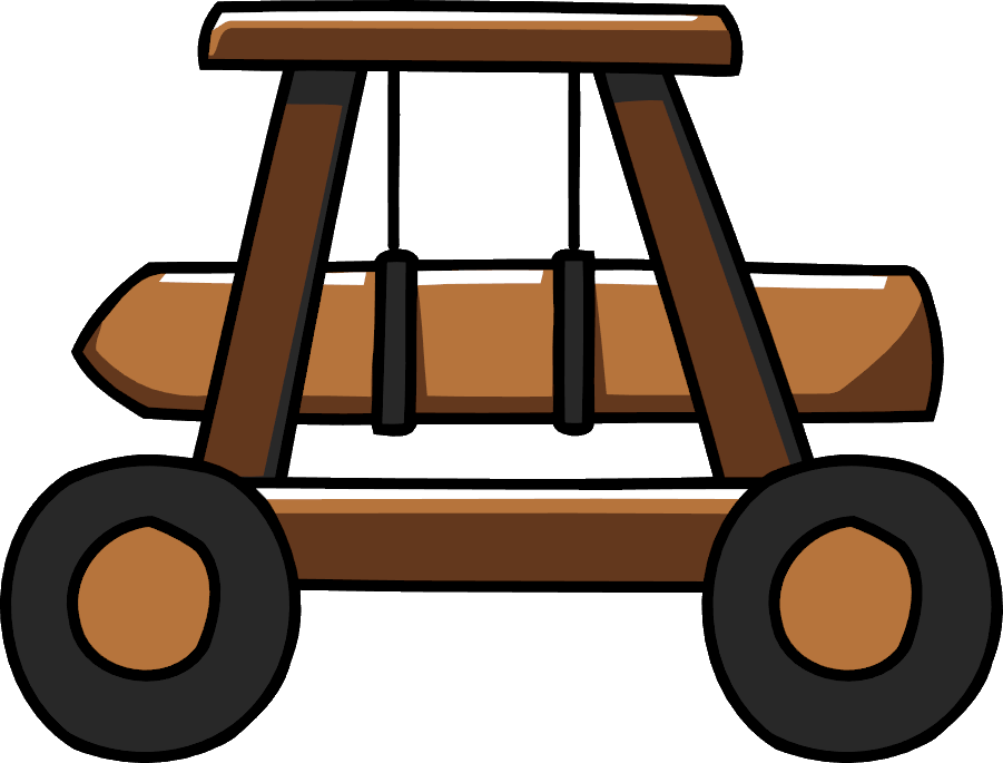 Medieval Battering Ram Download - Battering Ram Drawing (901x685)