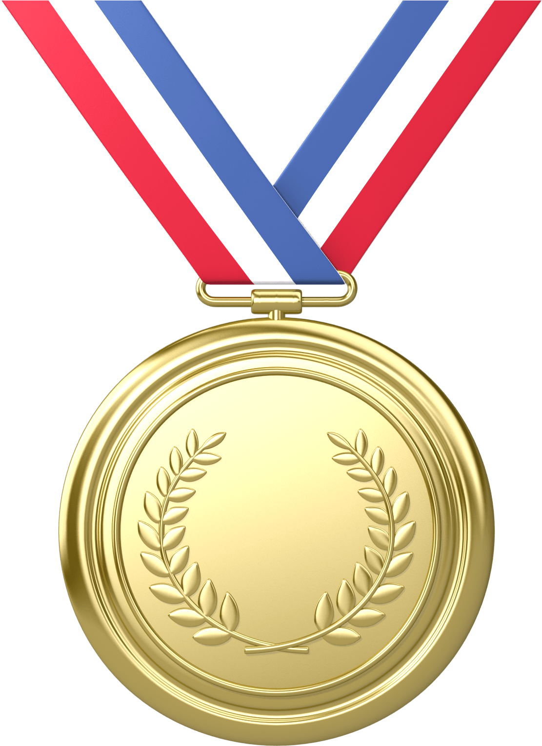 Gold Medal Winner Clipart - Olympic Gold Medal Png (1300x1600)