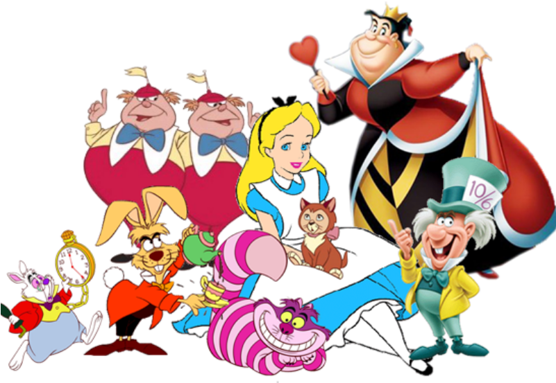 Alice's Adventures In Wonderland - Alice In Wonderland Characters (800x800)