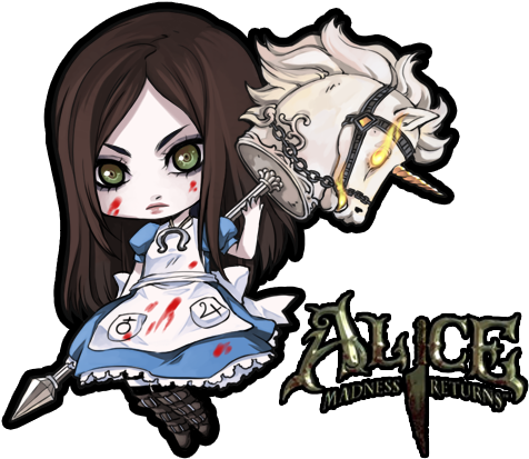 American Mcgee's Alice Alice - Alice In Wonderland Chibis (591x591)