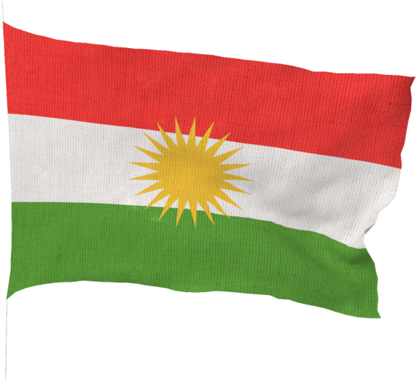 Kurdish Flag Clipart Png By Farhadguli - Clip Art (1024x576)