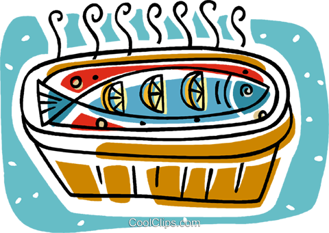 Clay Fish Pot Royalty Free Vector Clip Art Illustration - Clay Fish Pot Royalty Free Vector Clip Art Illustration (480x341)