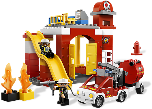 Duplo® - Lego Fire Station 6168 (600x450)