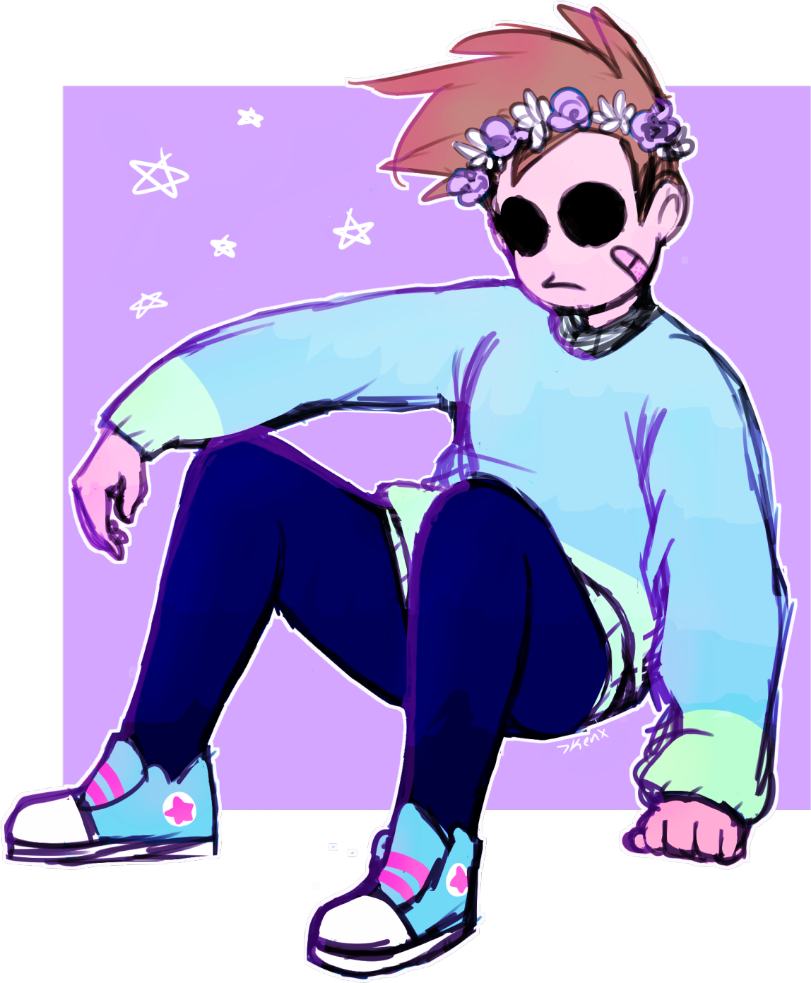 Eddsworld With Flower Crown (1280x1473)
