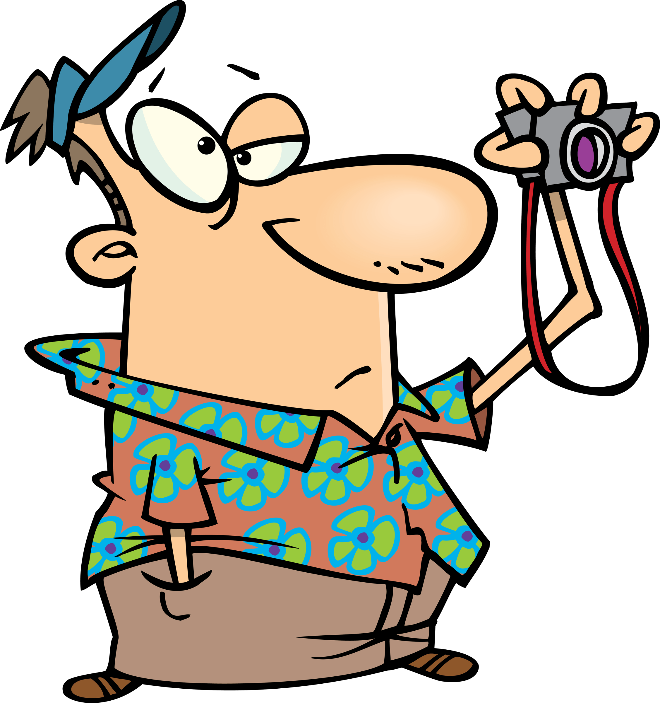 An Obvious Starting Point Would Naturally Be Your Own - Cartoon Person Taking (2255x2400)