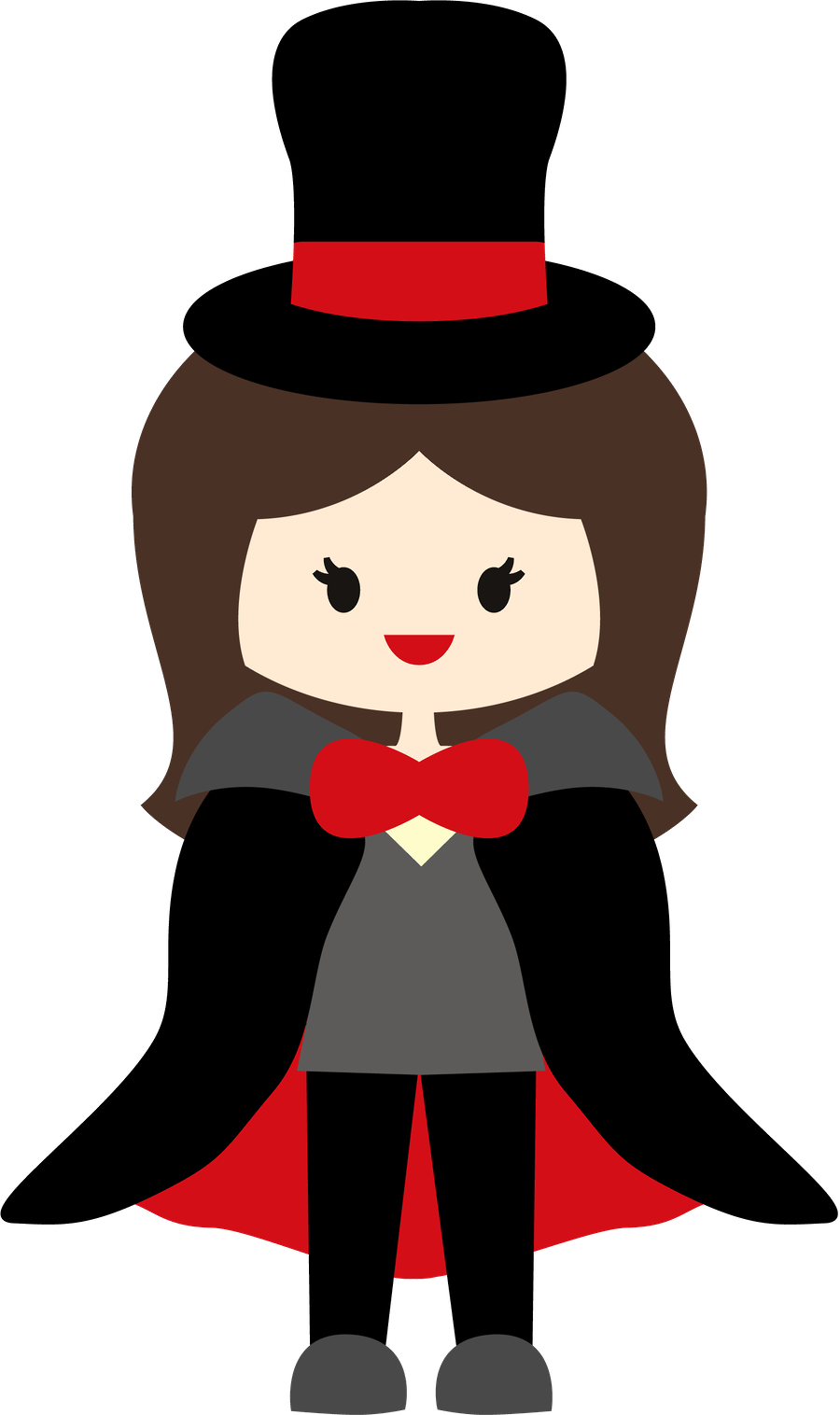 Circo - Clip Art Magician Girl (900x1516)