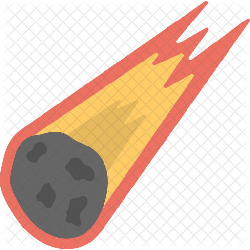 Meteor Icon - Asteroid (512x512)