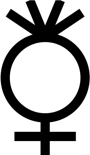 Asteroid Belt Juno Symbol - Roman Goddess Juno Symbol (300x500)