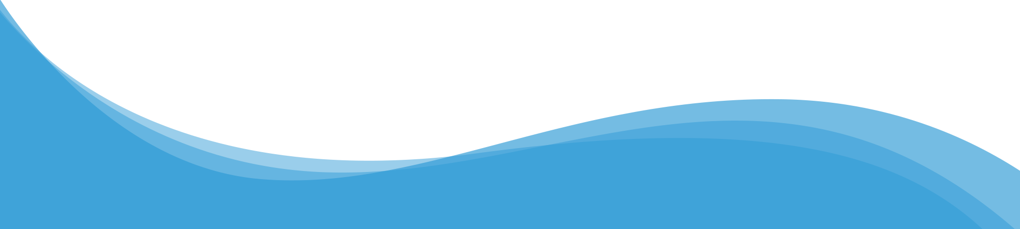 Beach Border Clip Art Free Download - Sky Blue Wave Png (2000x450)