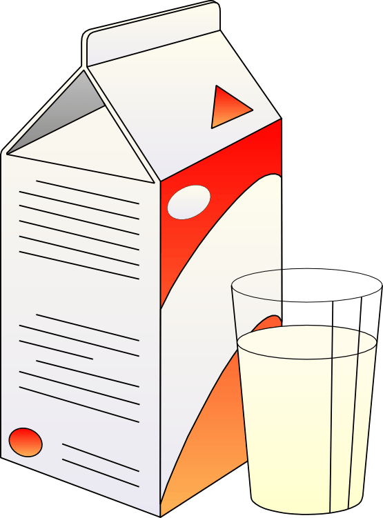 Clipart Milk - Clip Art (555x751)