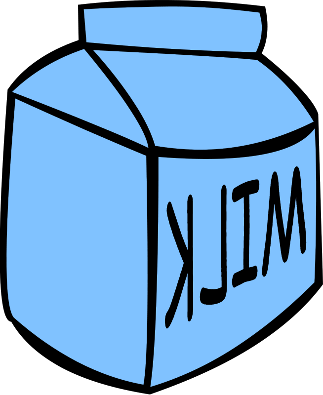Free To Use Public Domain Milk Clip Art - Milk Carton Colouring Page (654x800)