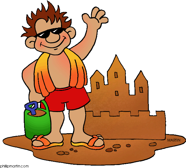 Sunny Clipart Activity - Sand Castle Clip Art (648x591)