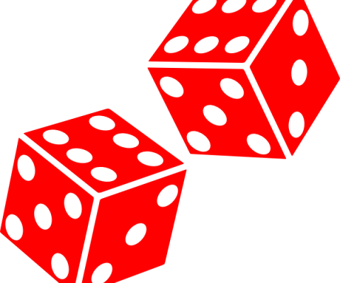 Let's Roll The Dice - Dice Clip Art (480x400)