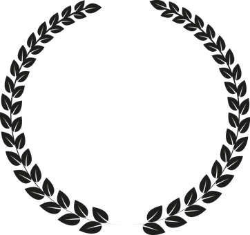 Wreath, Leaf, Leaves, Laurels - State Bank Of Travancore (362x340)