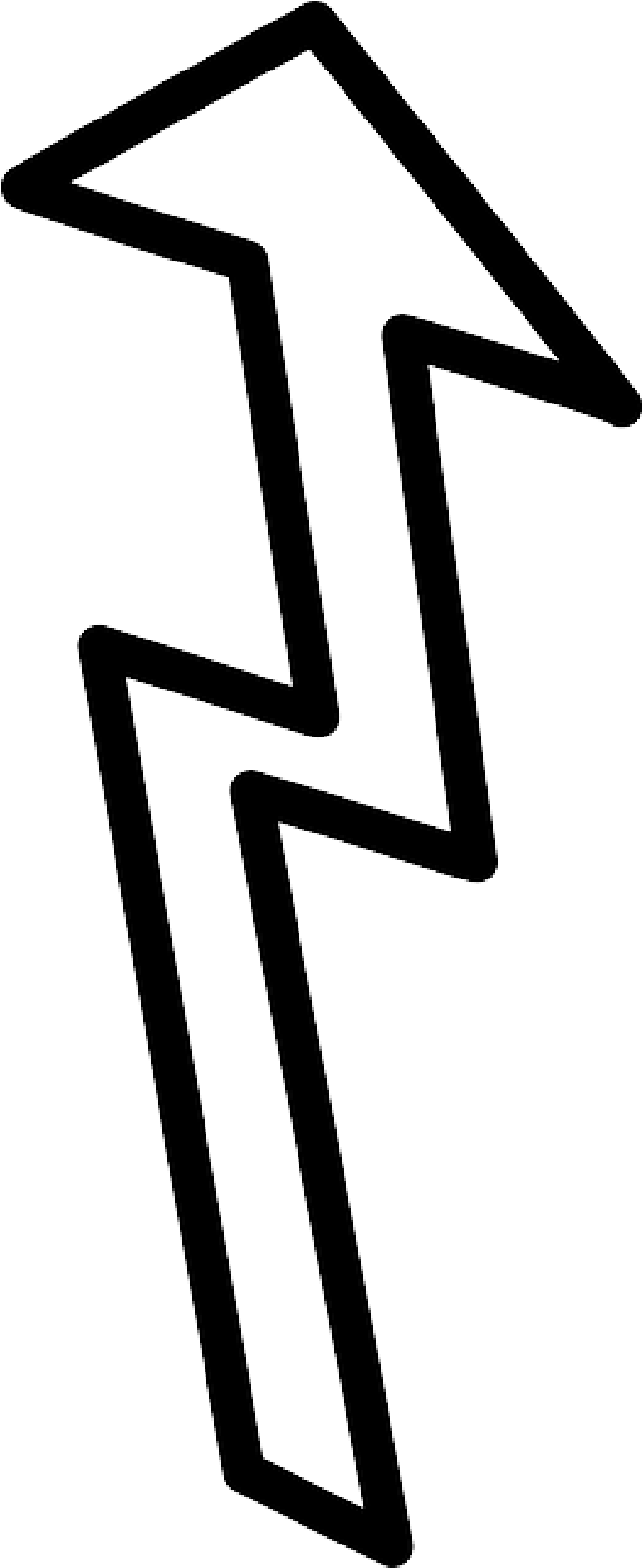 Black, North, Arrow, White, Shapes, Direction, Arrows - Broken Arrow Clip Art (800x1600)