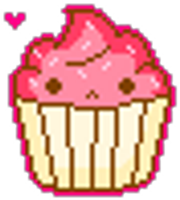 The 8-bit Cupcake - 8 Bit Cupcake Png (400x400)