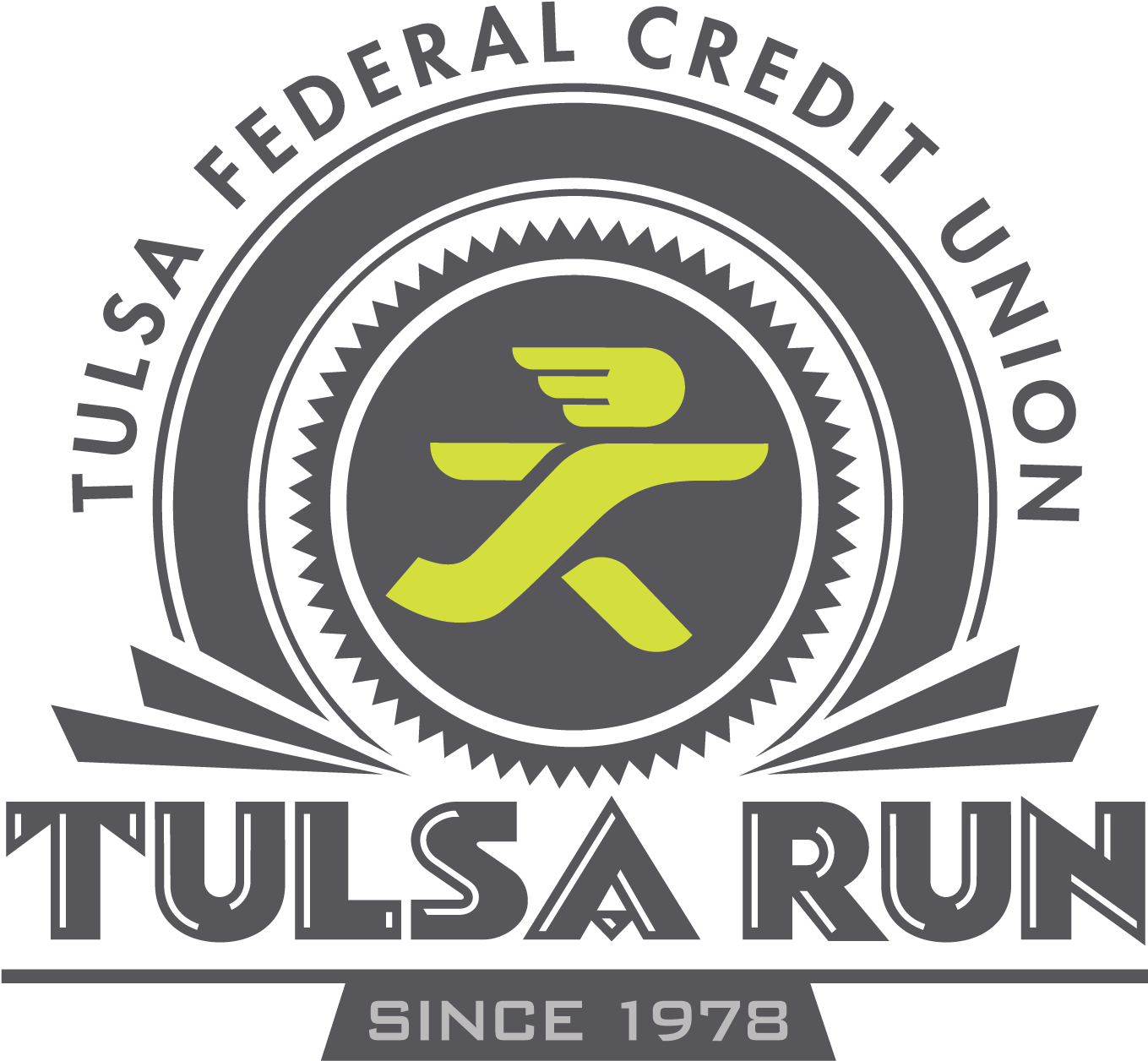 Tulsa Federal Credit Union Tulsa Run Crest Logo - Tulsa Federal Credit Union Tulsa Run 2018 (1641x1587)