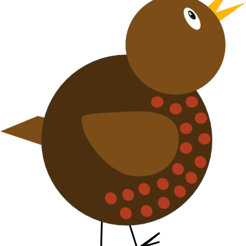 Robin Clipart Whimsical Robin Clip Art Clipart Panda - Cartoon To Create On Inkscape (1024x1024)