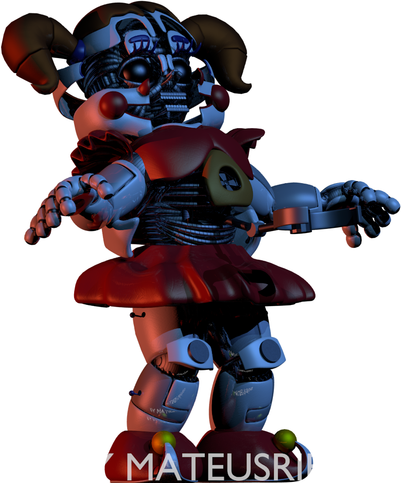 Argh - Fnaf Withered Circus Baby (1000x1000)