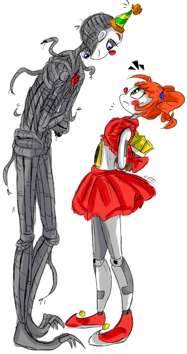 Ennard X Baby - Circus Baby X Ennard (650x1228)