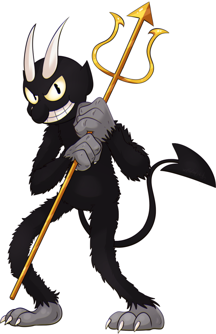 Cuphead - Cuphead Devil Png (719x1110)