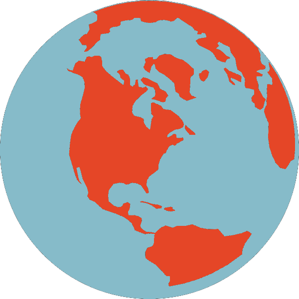 Discover - Globe Clip Art Black And White (600x601)