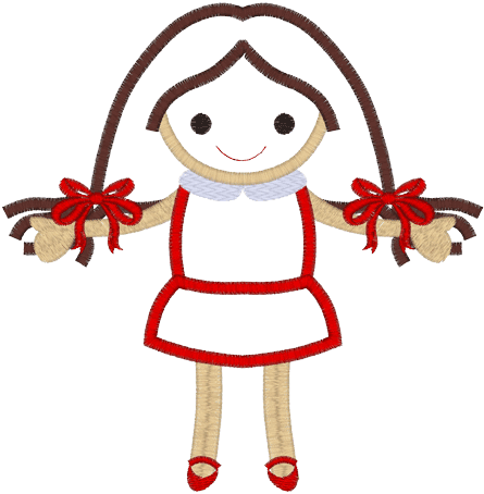 Rudolph Doll Applique - Rudolph Doll Applique (454x454)
