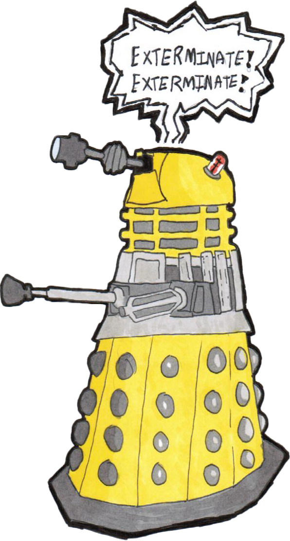 The Dalek By Octopanzer - Dalek No Background (596x1112)