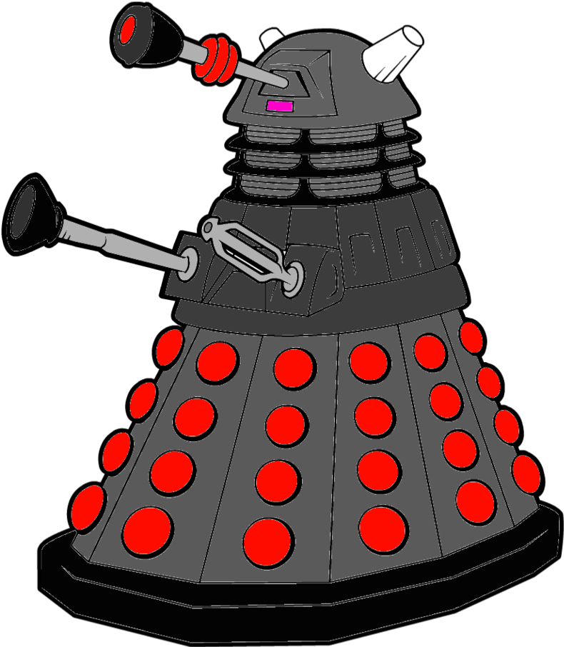 Dark Sword As The Dalek By Justinmella777 - Doctor Who Dalek (823x971)