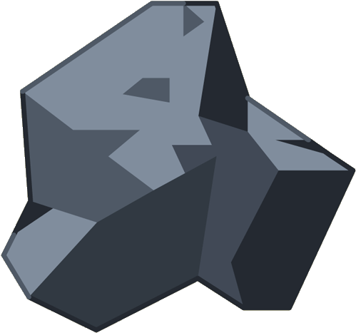 The Lump Of Coal Clip Art - Coal (500x500)