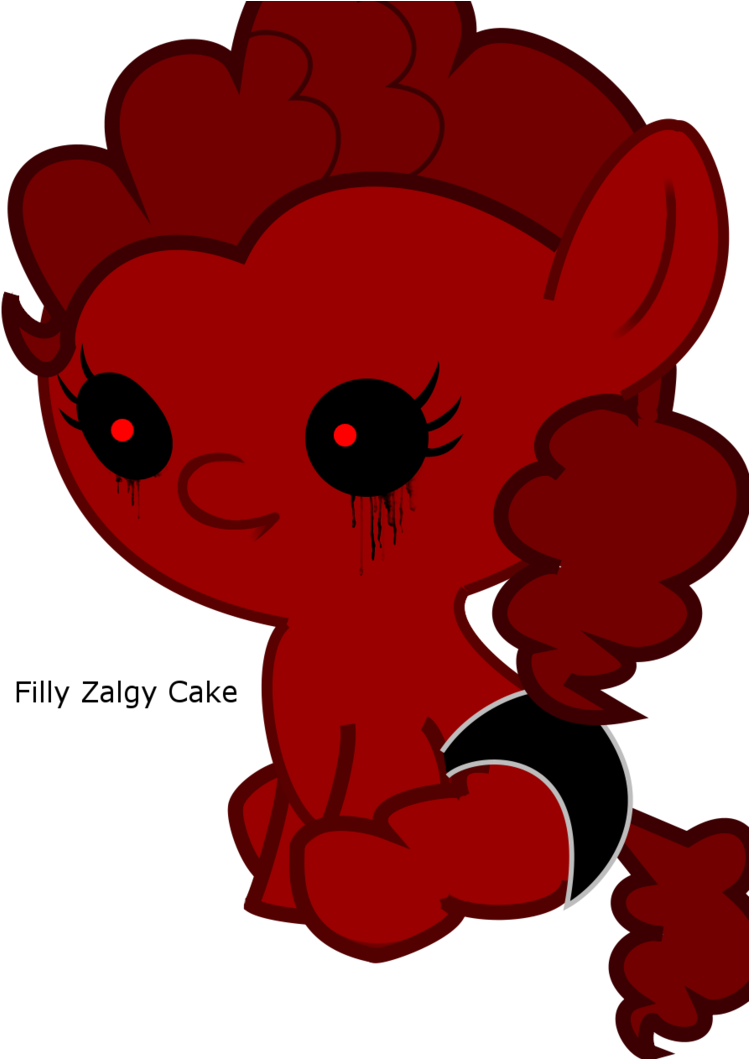 Filly Zalgy Cake By Riygan - Cartoon (755x1058)