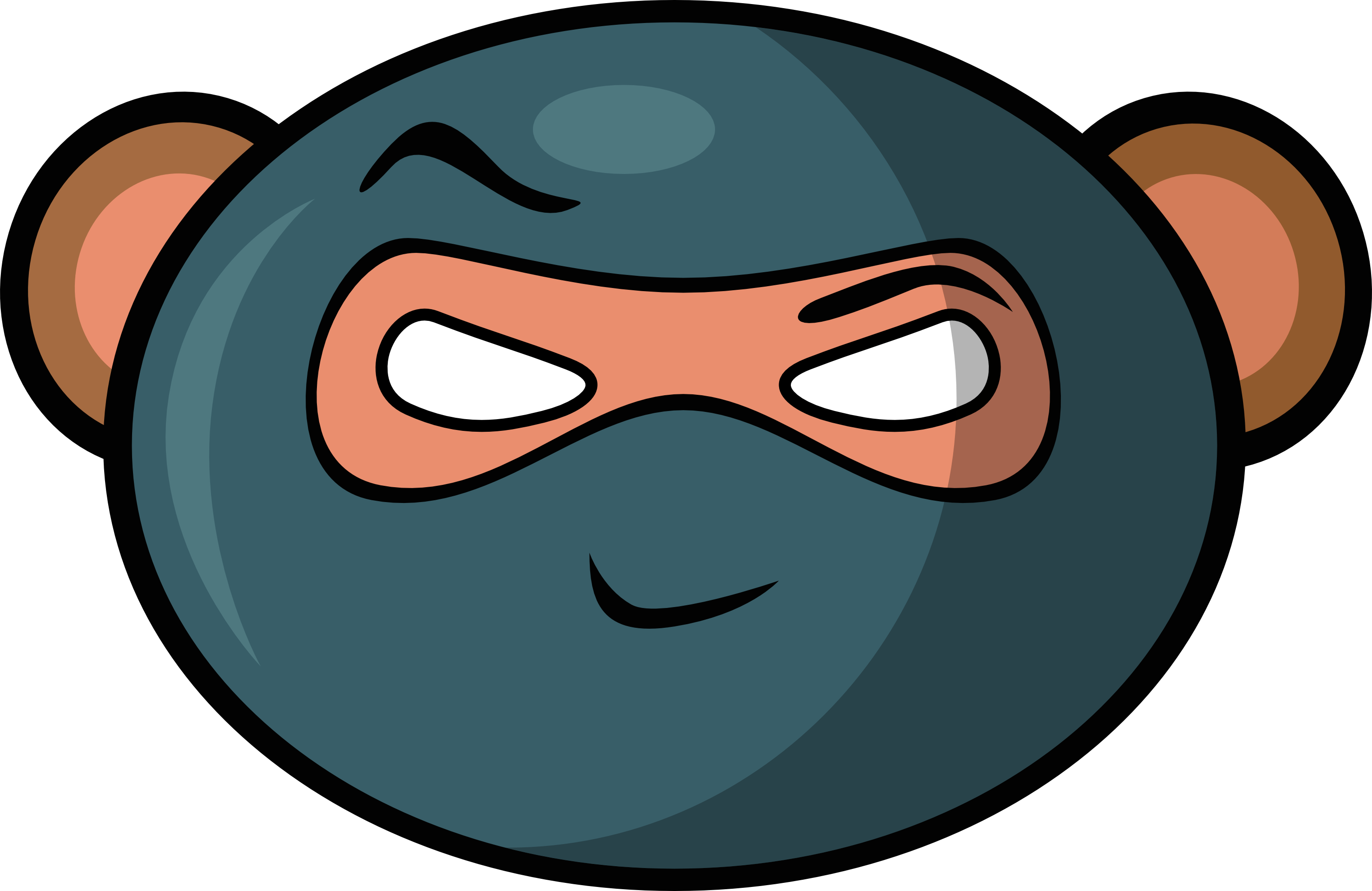 What's With The Ninja Monkey - Ninja Monkey (3043x1977)