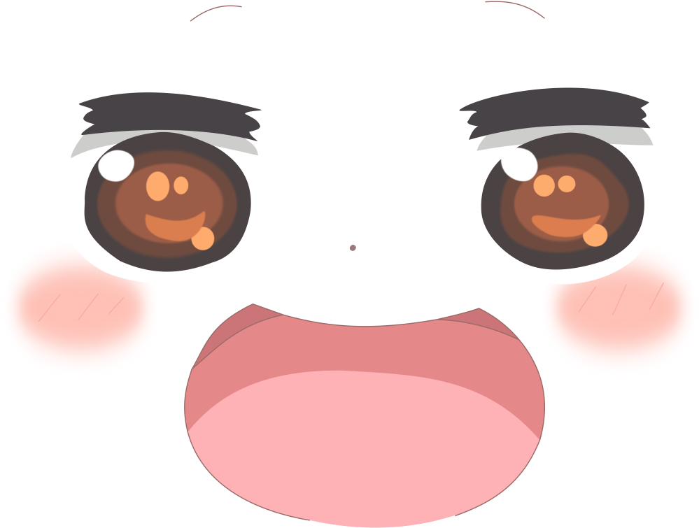 138kib, - Umaru Face Png (1000x1000)