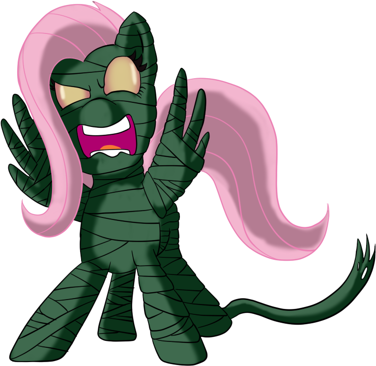 Infernaldalek, Crossover, Flutterrage, Fluttershy, - Cartoon (800x817)