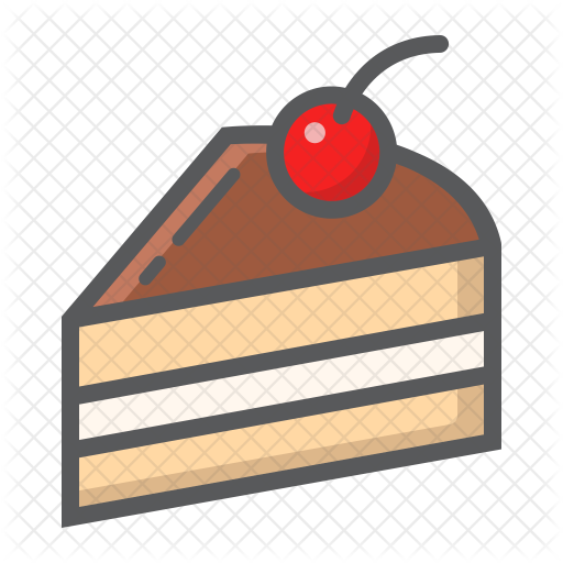 Food Icon - Piece Of Cake Icon (512x512)